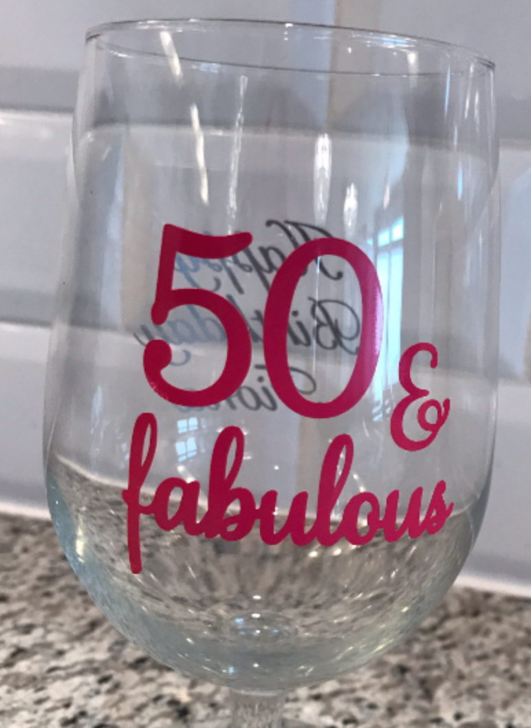 How to install vinyl decals to wine glasses