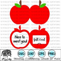 Apple Gift Card SVG Cut File
