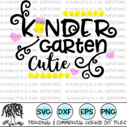 Kindergarten Cutie SVG