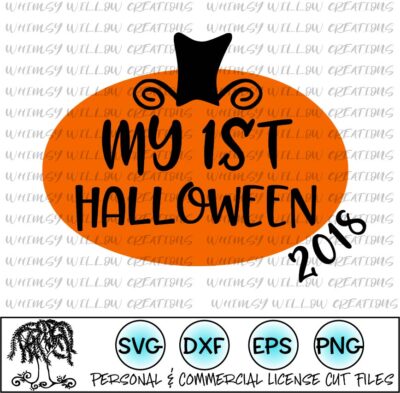 My First Halloween 2018 SVG