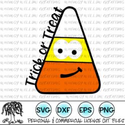 Trick or Treat Candy Corn SVG