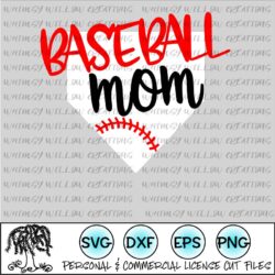 Baseball Mom SVG