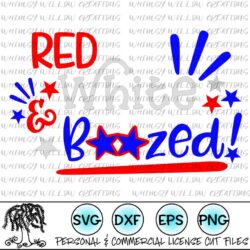 Red White and Boozed SVG
