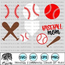 Baseball Shapes Bundle SVG