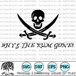 Why's The Rum Gone SVG